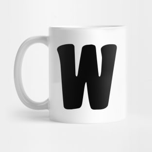 Letter W Mug